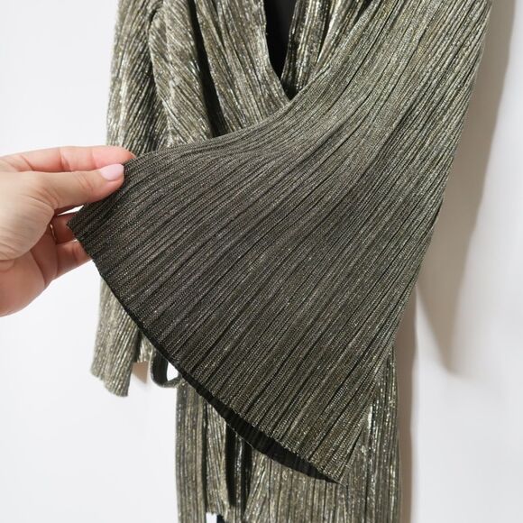 If By Sea Romper Size Large Black Gold Metallic‎ Rave Disco Nightclub Going Out - Picture 5 of 7